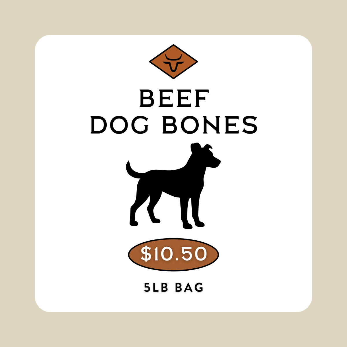 Beef Dog Bones