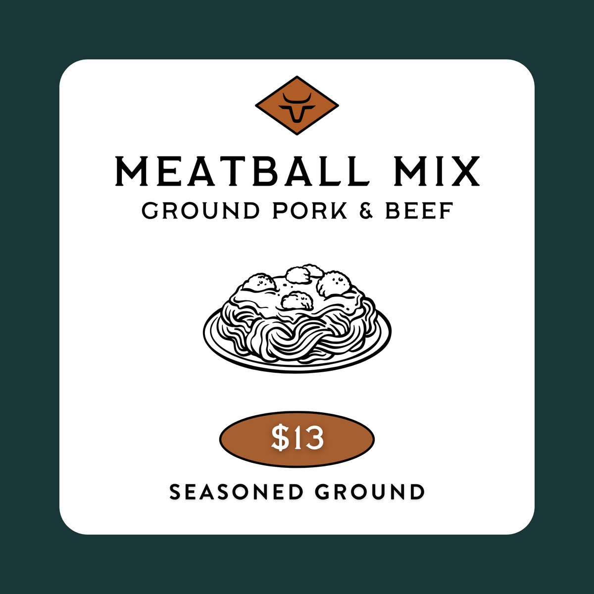 Seasoned Ground Pork & Beef