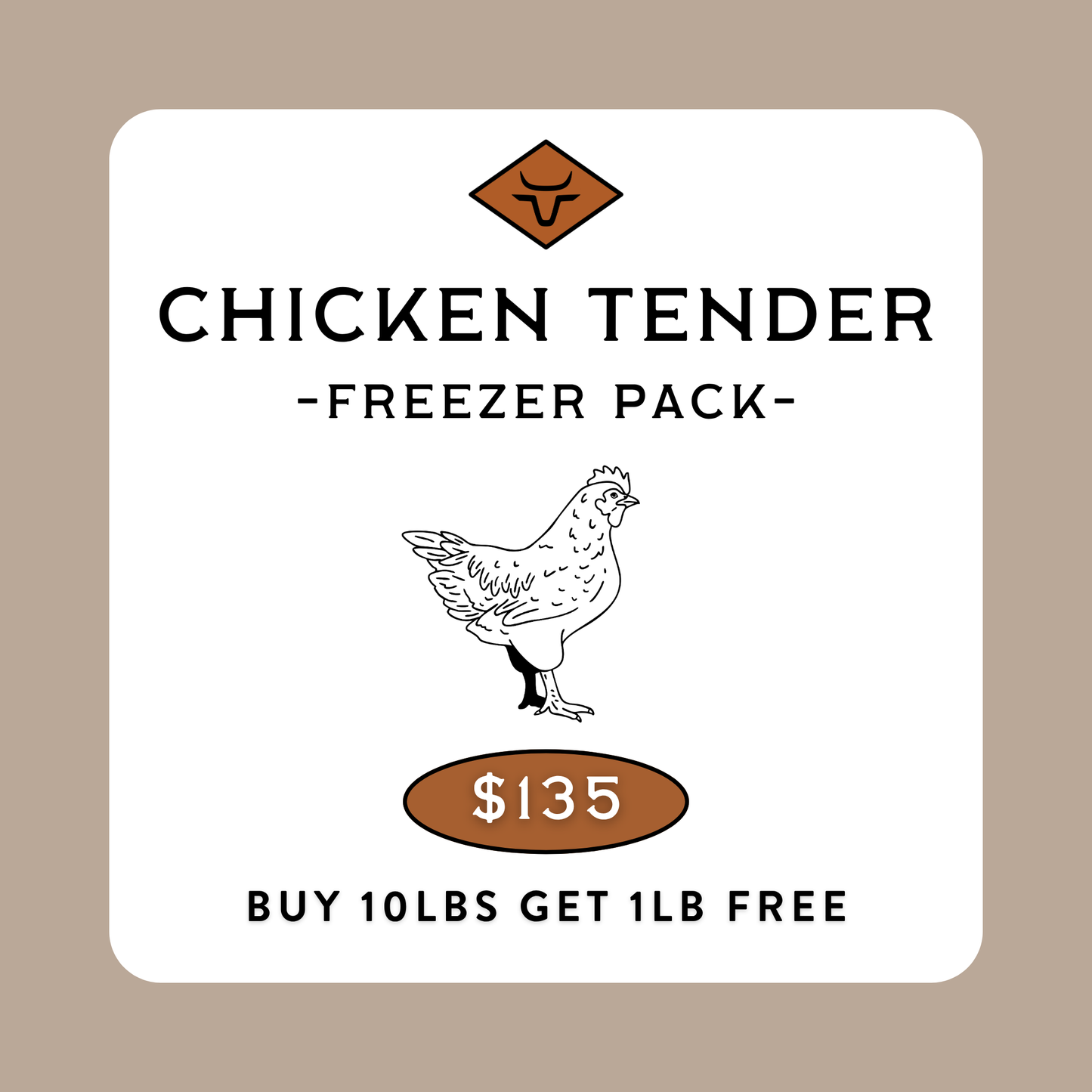 Chicken Tender Freezer Pack