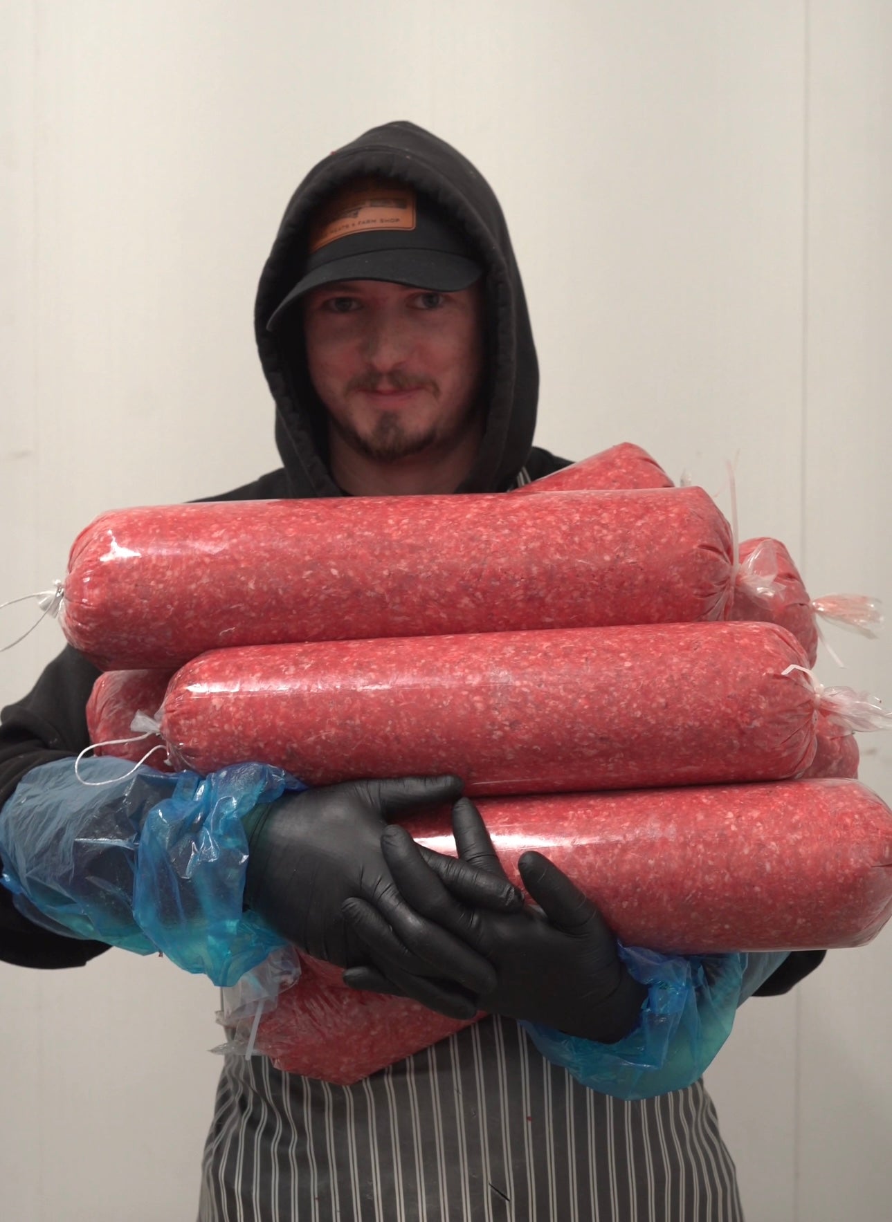FRESH ground beef chubs (10lbs)