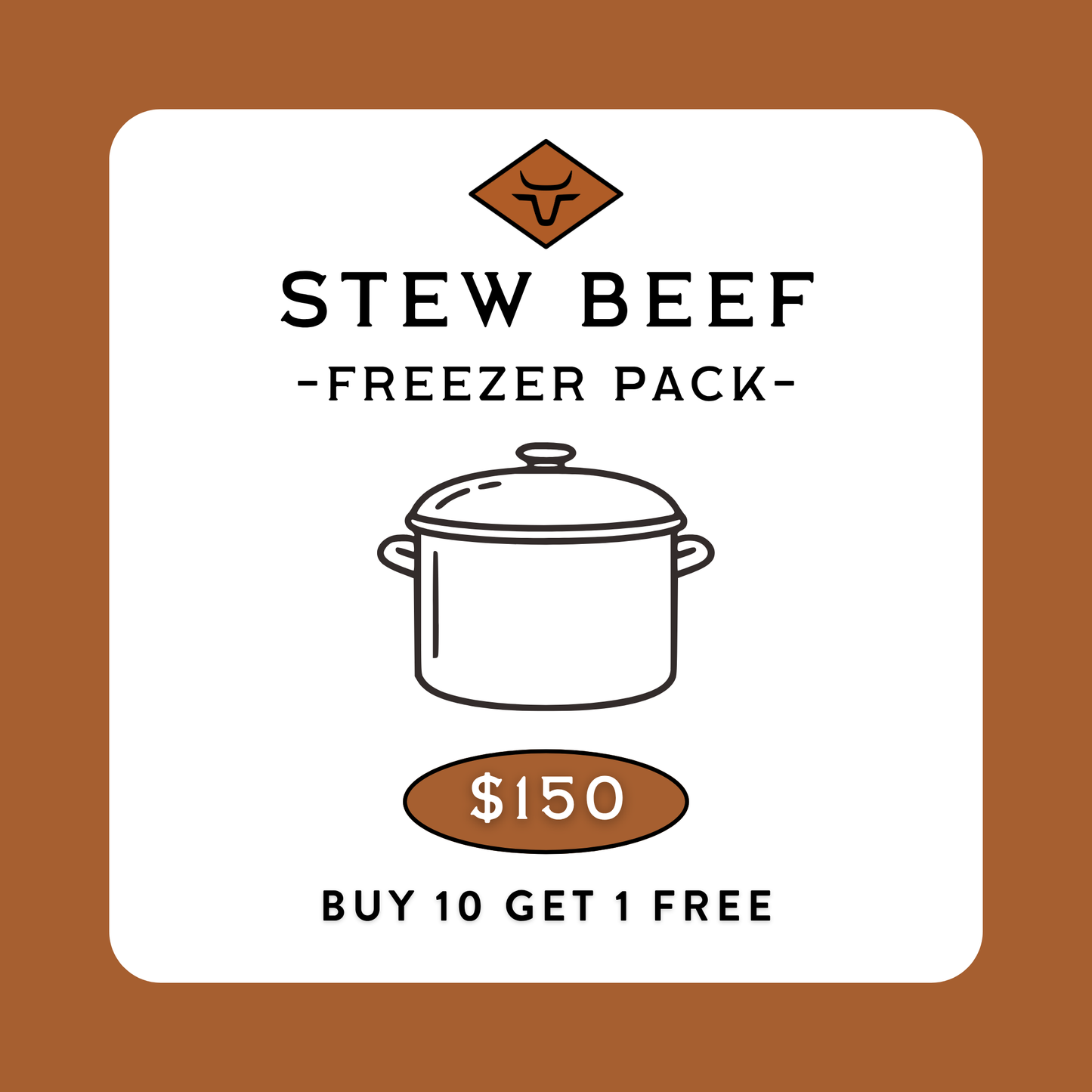 Stew Beef Freezer Pack