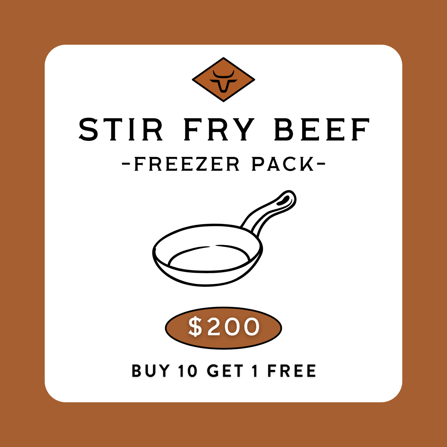 Beef Stir Fry Freezer Pack