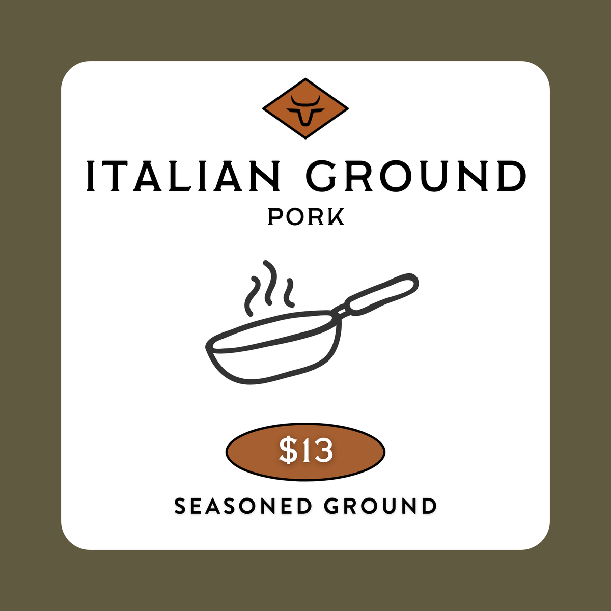 Seasoned Ground Pork & Beef