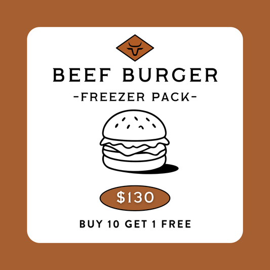 Beef Burger Freezer Pack