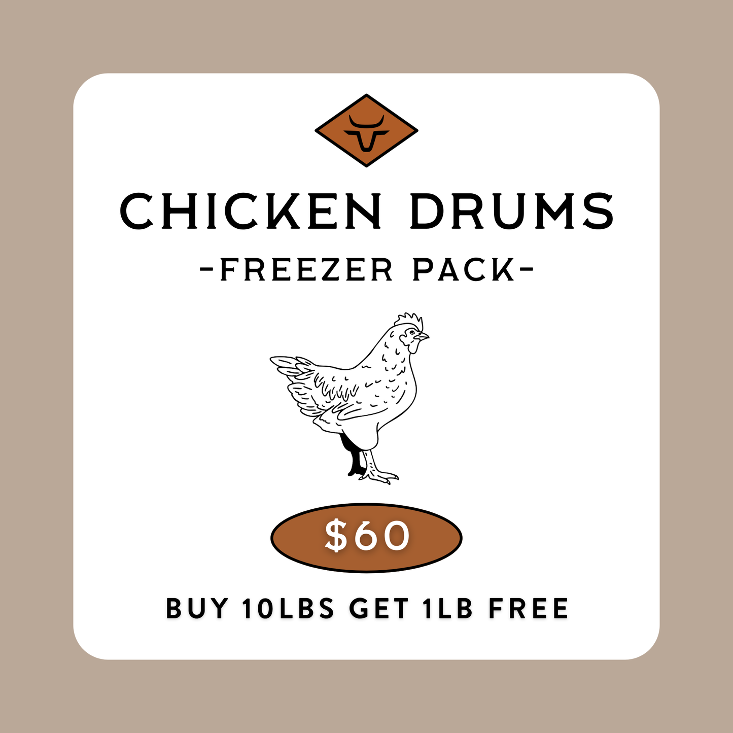 Chicken Drumstick Freezer Pack