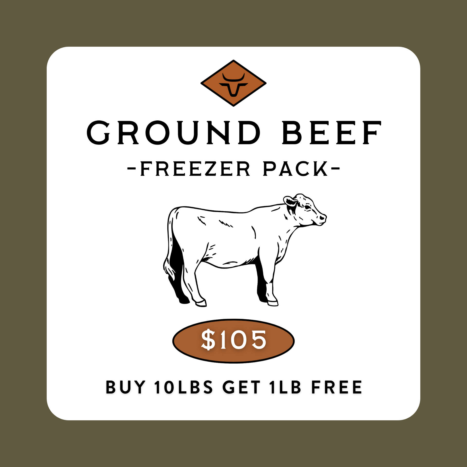 O*l様 Butcher ProductS Local Ground Beef Freezer Pack - Vernon and Salmon Arm - Farm and