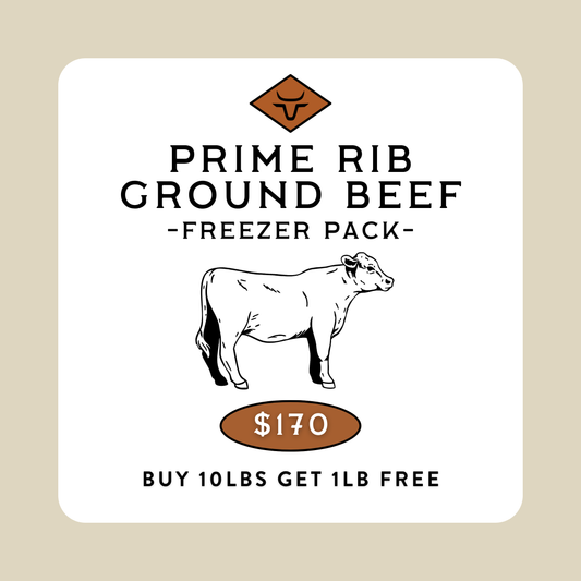 Prime Rib Ground Freezer Pack