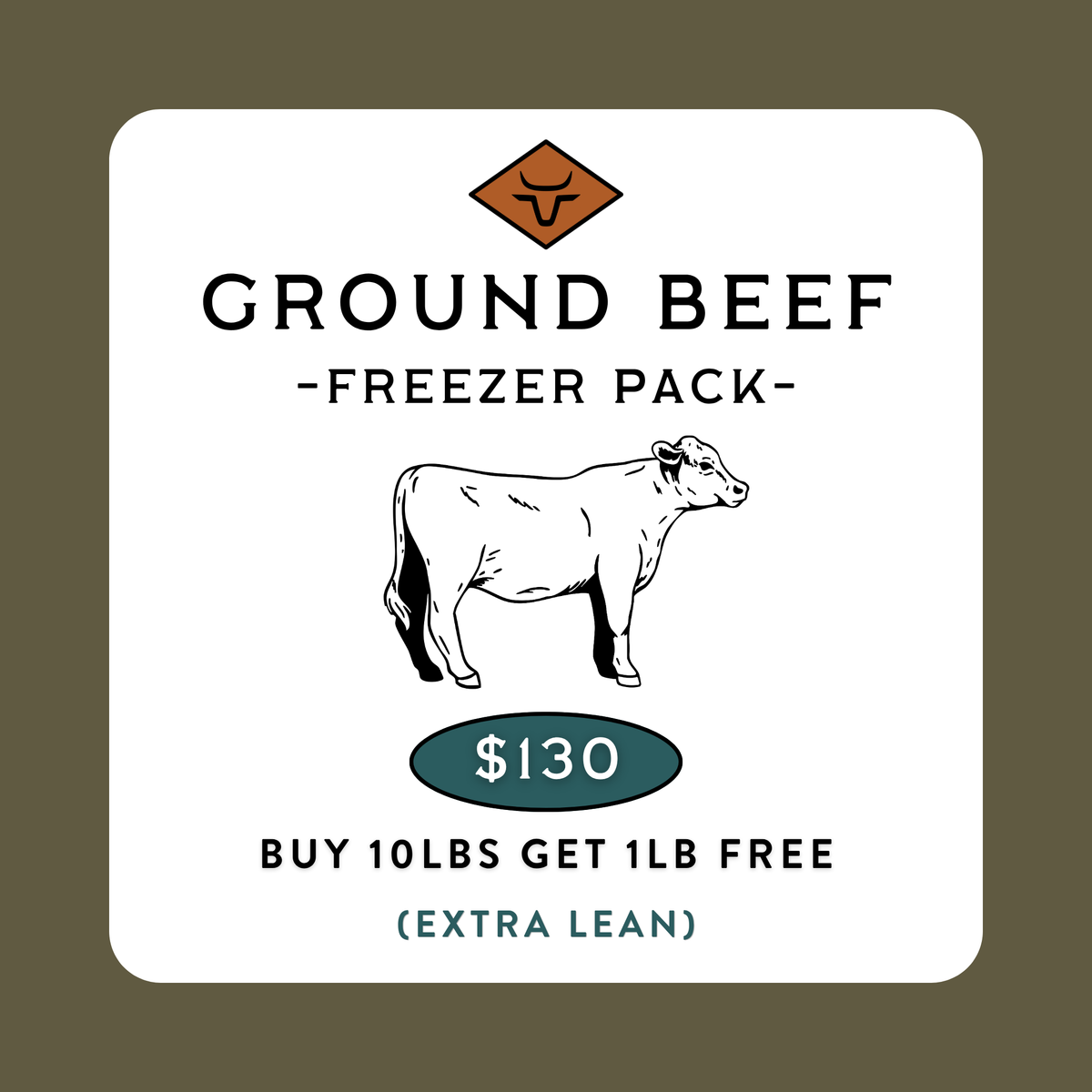 Ground Beef Freezer Pack
