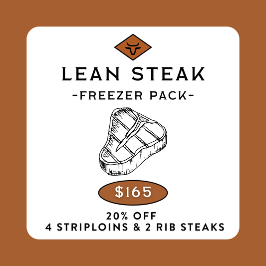 Lean Steak Freezer Pack (Ribeye & Striploin)