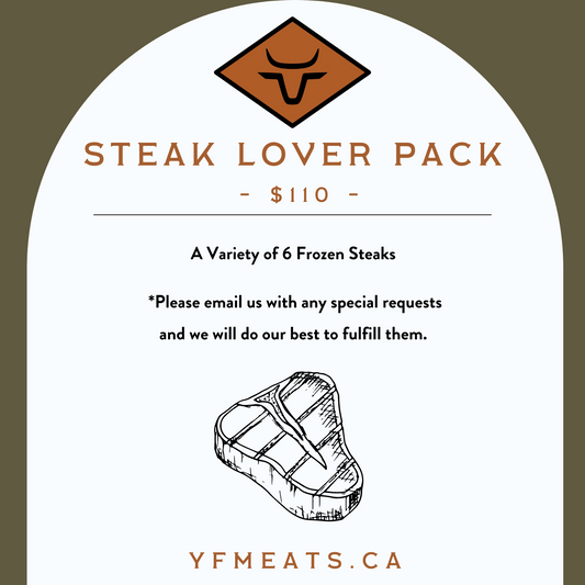 High-quality Steak Lover Pack from Yankee Flats Meats, perfect for grilling and savoring various steak cuts